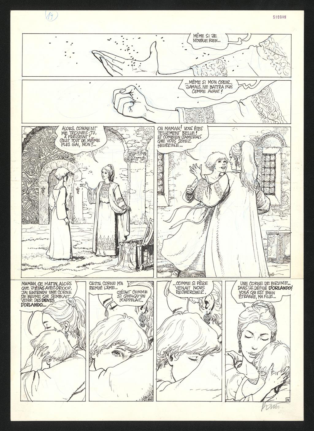 Planche originale n°14 - Grzegorz Rosinski - Encre de Chine sur papier - 6050