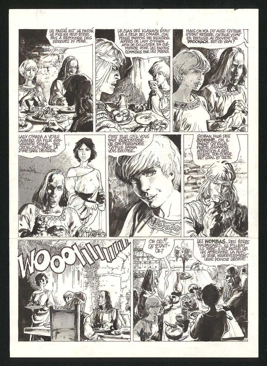 Planche originale n°4 - Grzegorz Rosinski - Encre de Chine sur papier - 6049