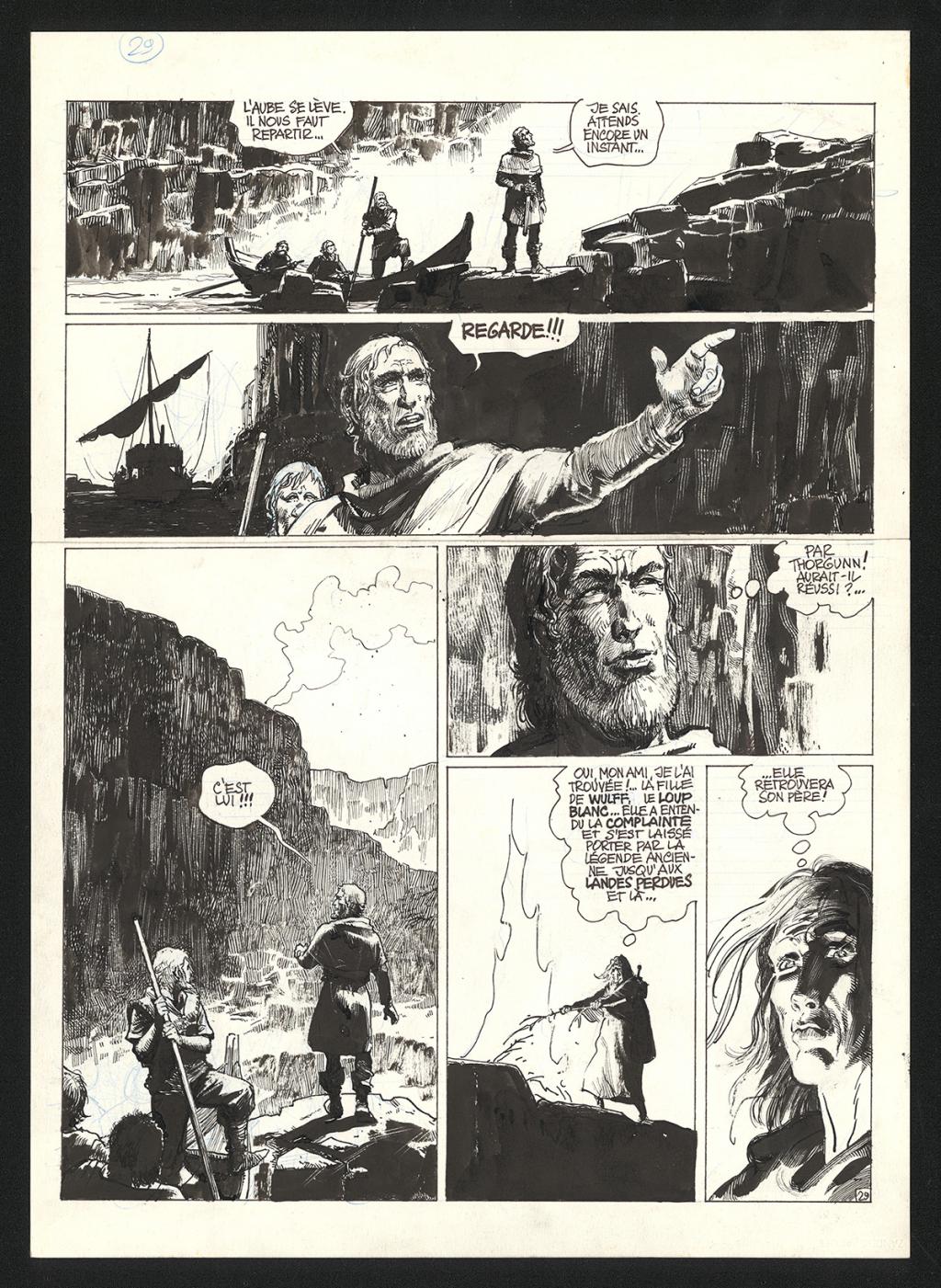 Planche originale n°29 - Grzegorz Rosinski - Encre de Chine sur papier - 5995