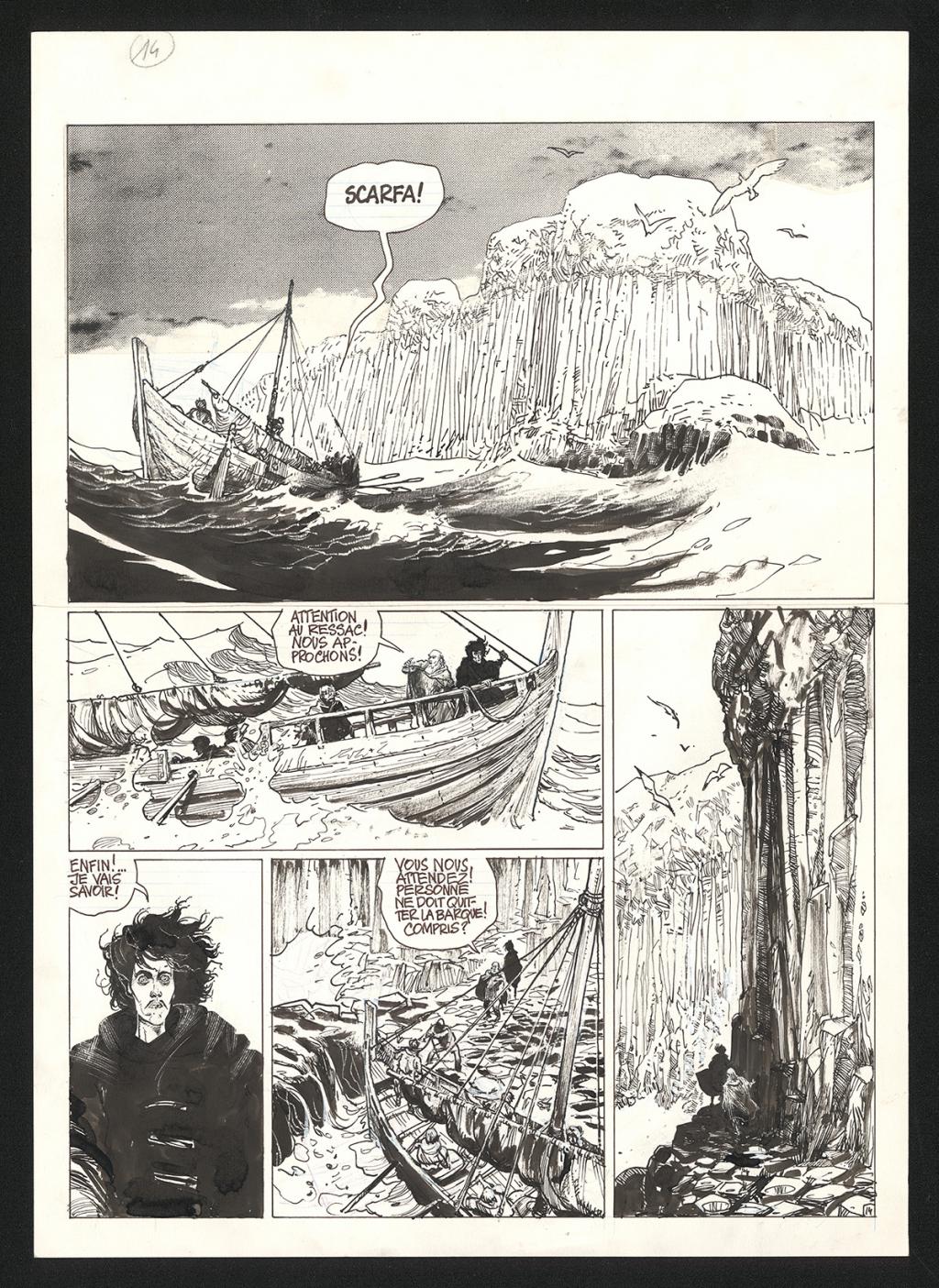 Planche originale n°14 - Grzegorz Rosinski - Encre de Chine sur papier - 5994