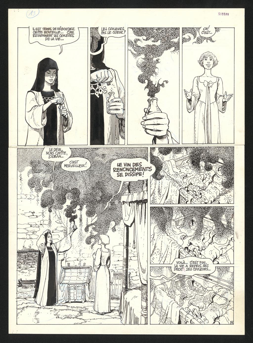 Planche originale n°13 - Grzegorz Rosinski - Encre de Chine sur papier - 5992