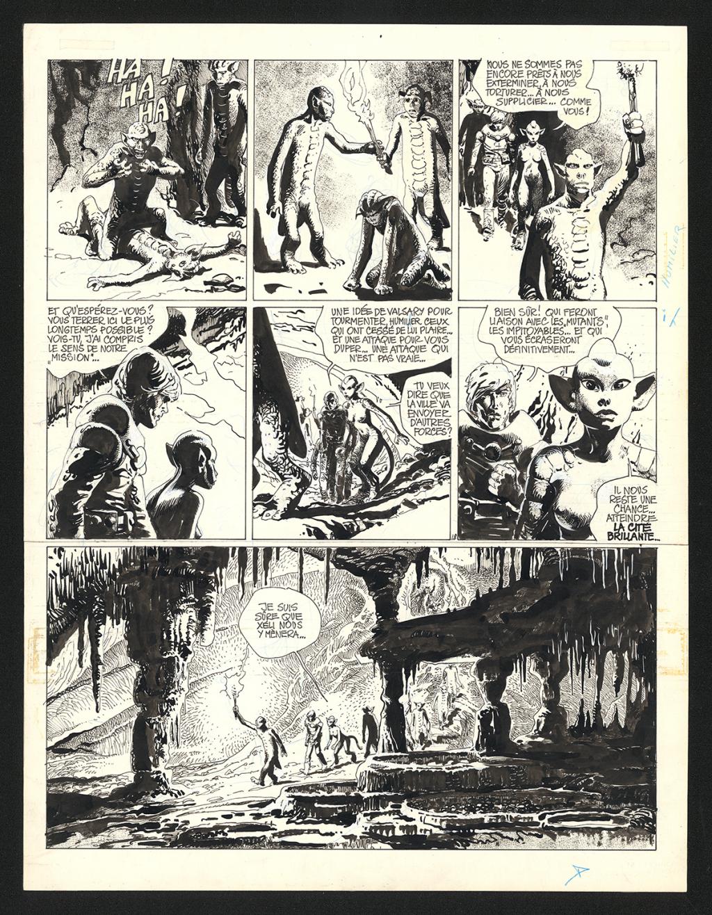 Planche originale n°18 - Grzegorz Rosinski - Encre de Chine sur papier - 6021