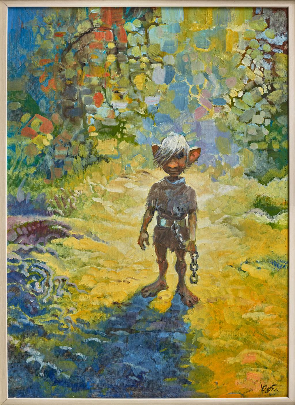 Illustration originale - Grzegorz Rosinski - Huile sur toile - 6018