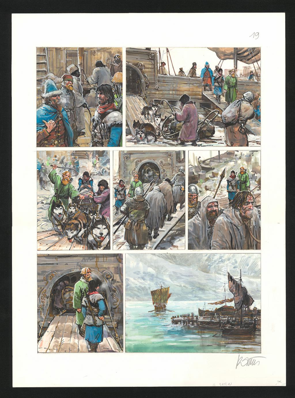 Planche originale n°19 - Grzegorz Rosinski - Technique mixte - 6017