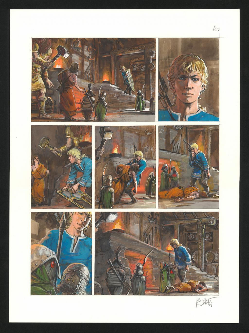 Planche originale n°40 - Grzegorz Rosinski - Technique mixte - 5898