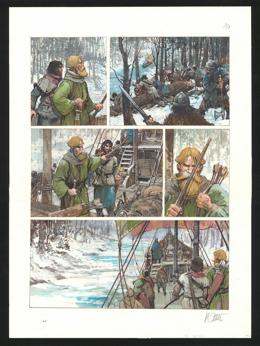 Planche originale n°10 - Grzegorz Rosinski - Technique mixte - 5897