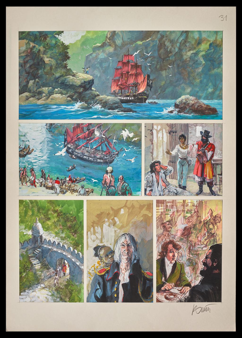 Planche originale 31 - Grzegorz Rosinski - Technique mixte - 6013