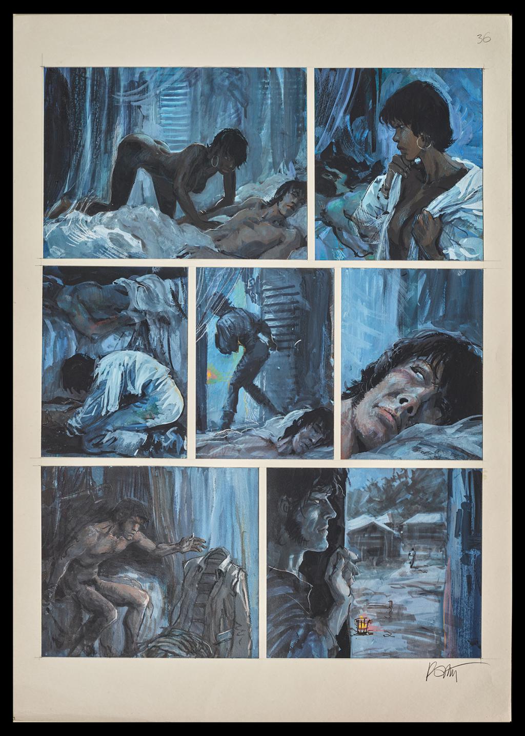 Planche originale 36 - Grzegorz Rosinski - Technique mixte - 6011