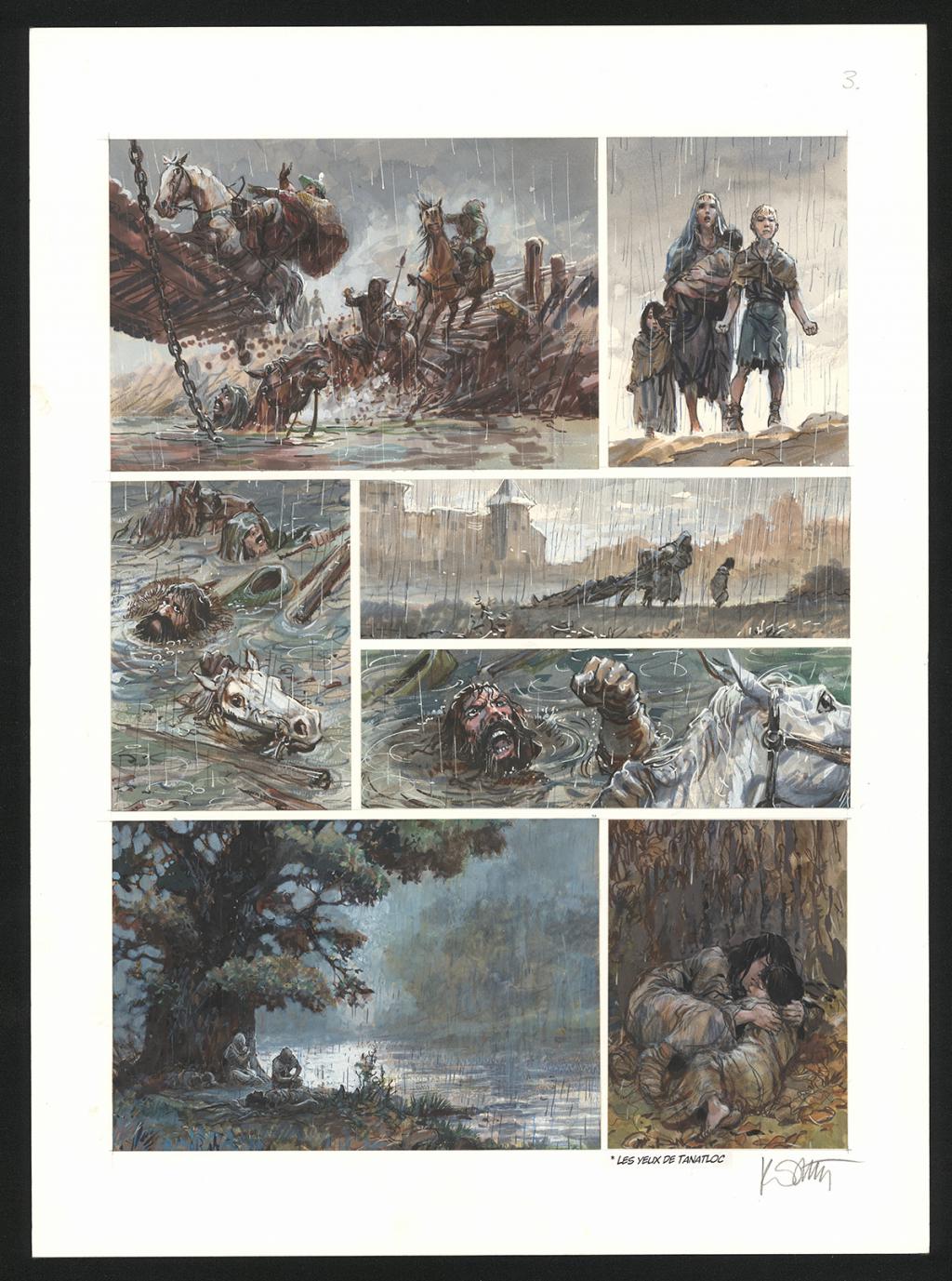 Planche originale n°3 - Grzegorz Rosinski - Technique mixte - 6023