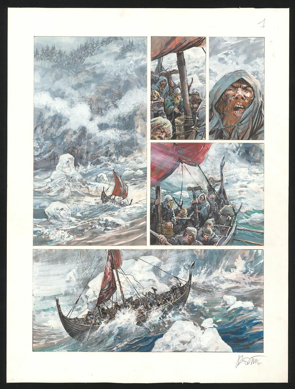 Planche originale n°1 - Grzegorz Rosinski - Technique mixte - 6025