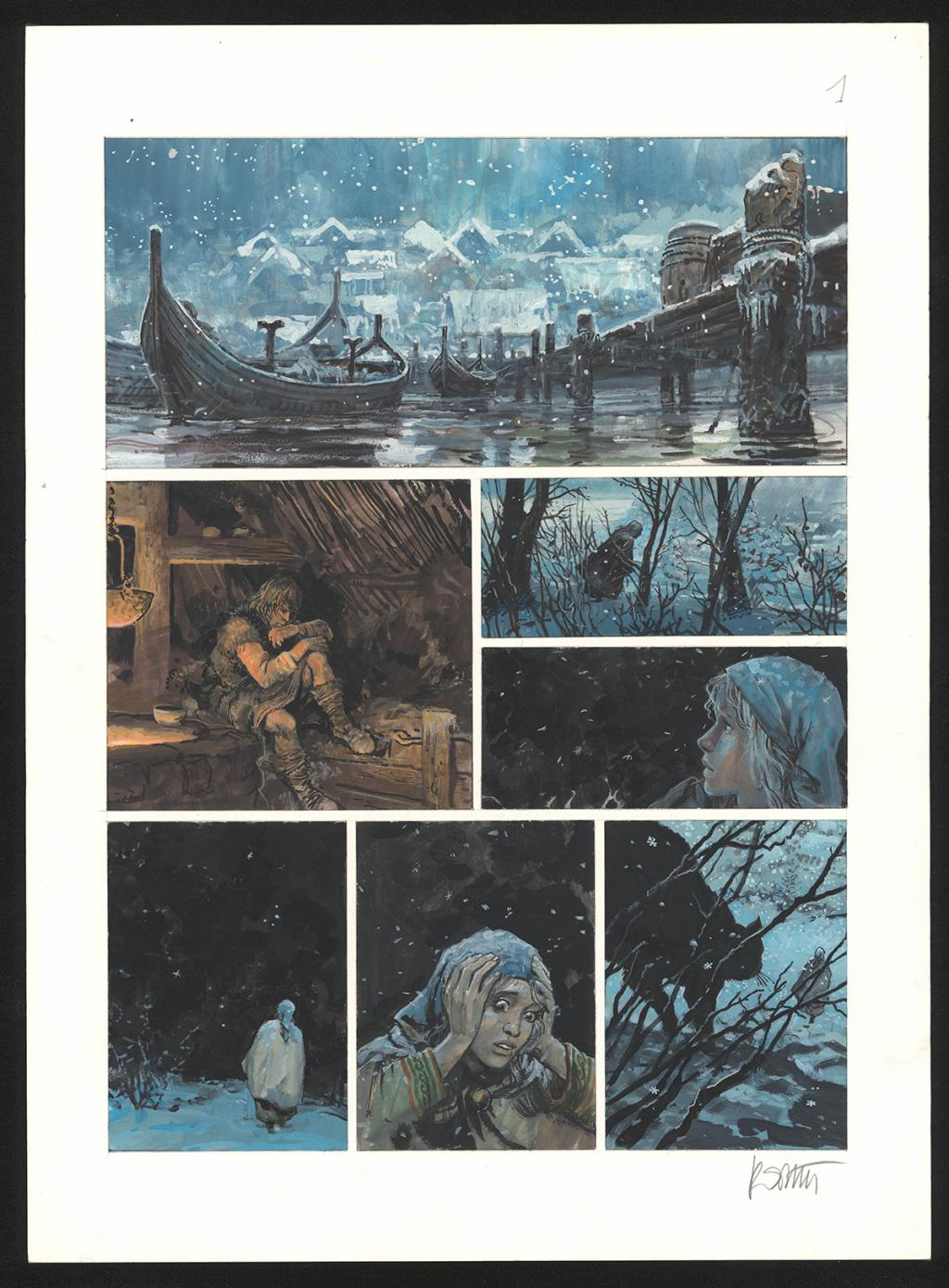 Planche originale n°1 - Grzegorz Rosinski - Technique mixte - 6026