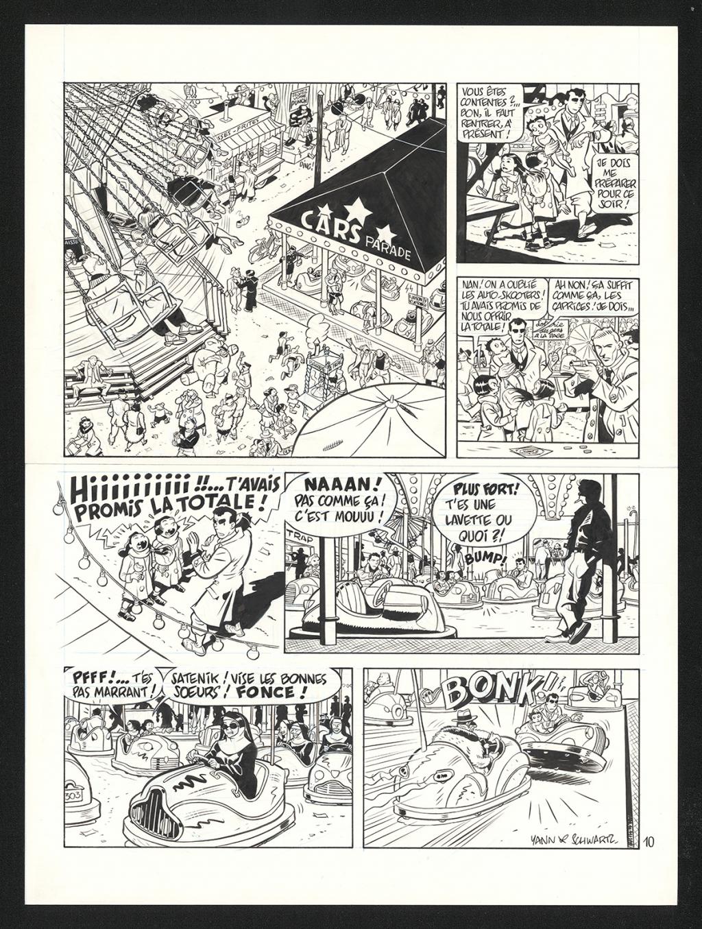Planche originale n°10 - Olivier Schwartz - Encre de Chine sur papier - 6566
