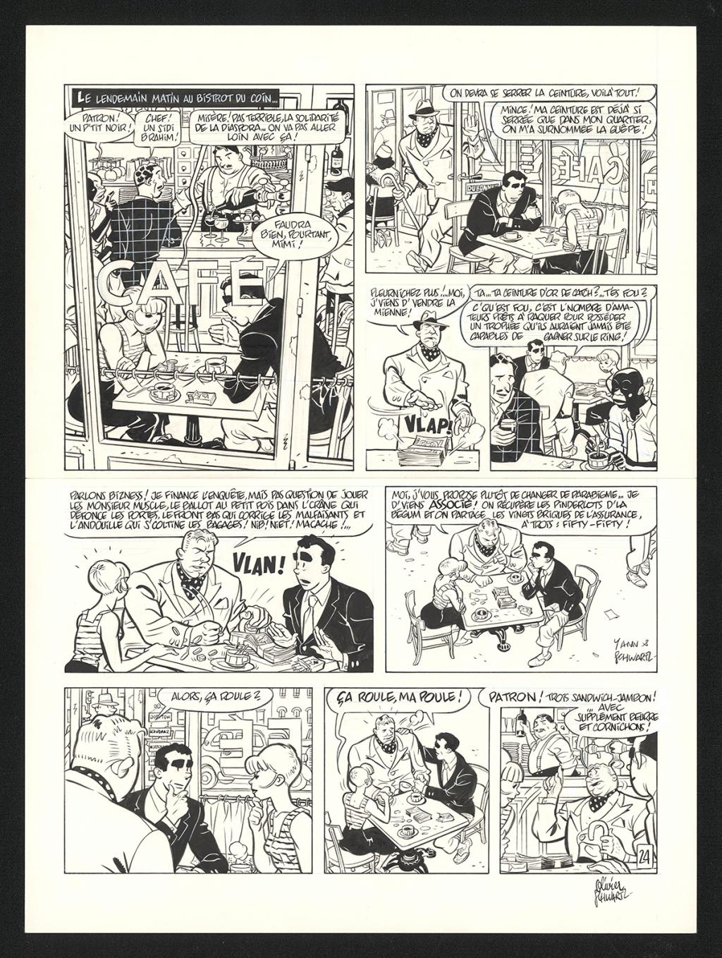 Planche originale n°24 - Olivier Schwartz - Encre de Chine sur papier - 6218