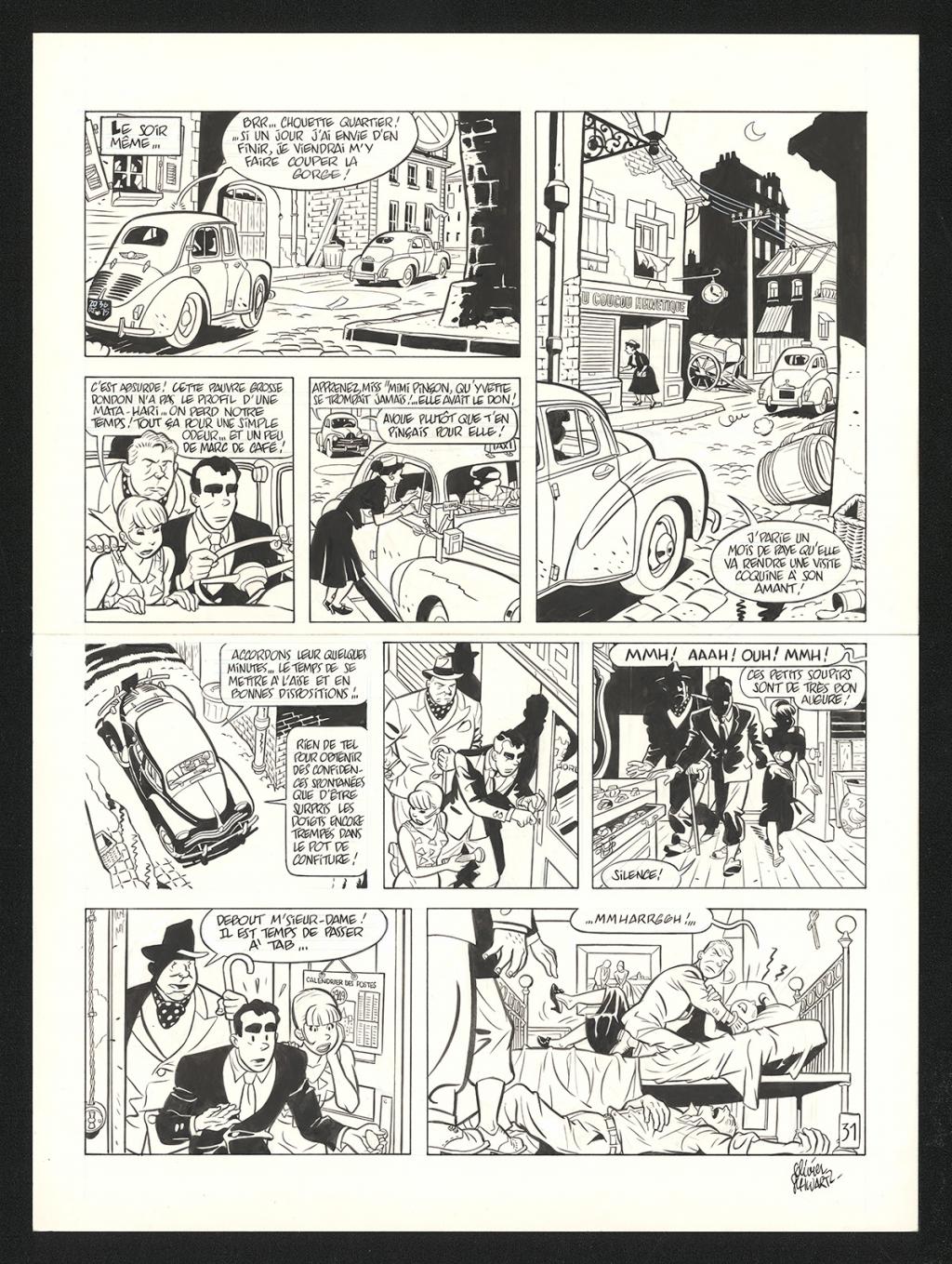 Planche originale n°31 - Olivier Schwartz - Encre de Chine sur papier - 6574