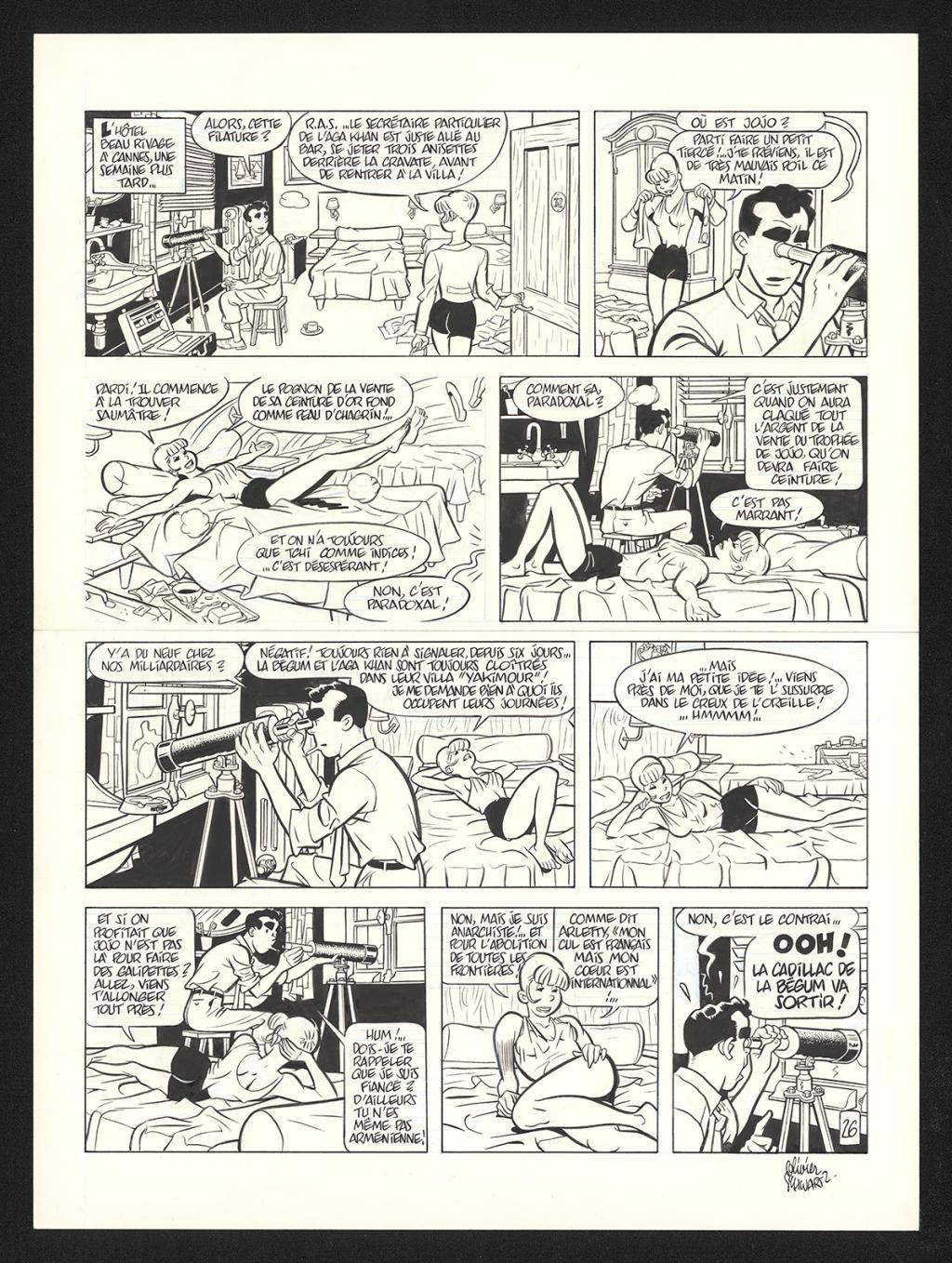 Planche originale n°26 - Olivier Schwartz - Encre de Chine sur papier - 6219