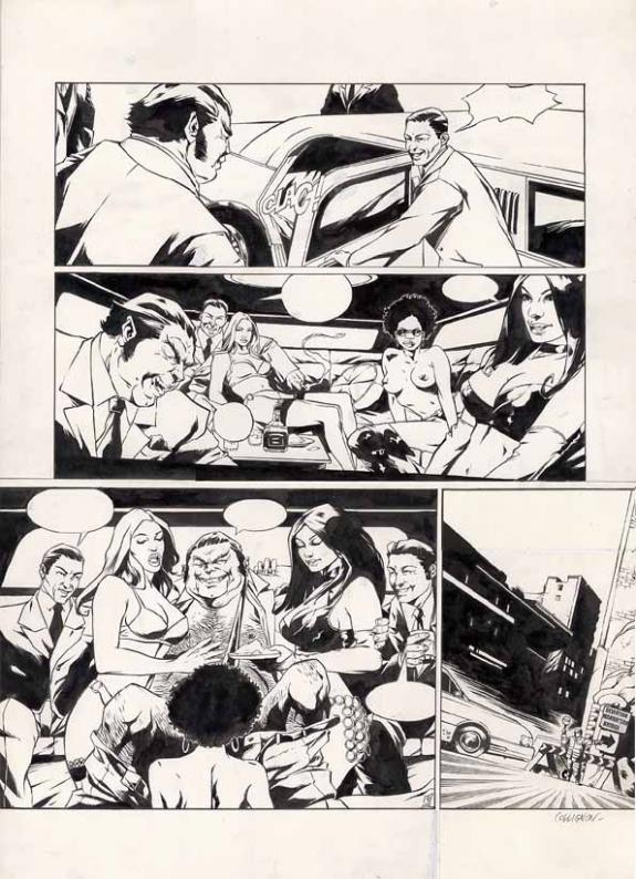 p09 + bleu - Stéphane Collignon - Encre de Chine - 185