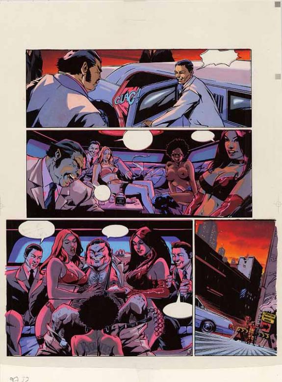 p09 + bleu - Stéphane Collignon - Encre de Chine - 185