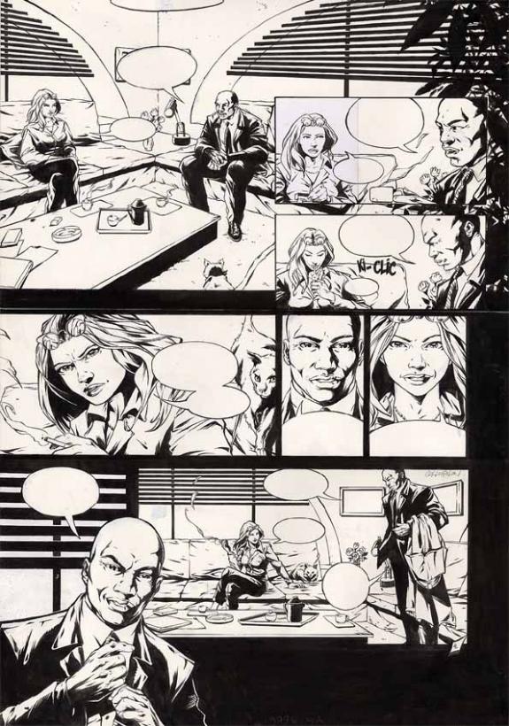 p04 + bleu - Stéphane Collignon - Encre de Chine - 184