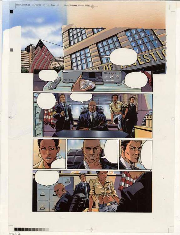 p41 + bleu - Stéphane Collignon - Encre de Chine - 183