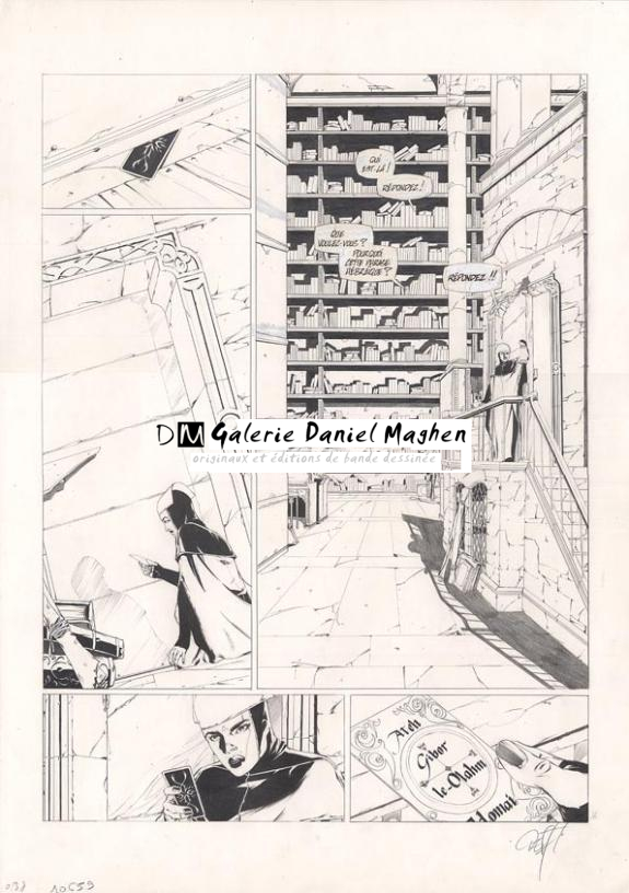 planche inédite 16 projet soleil - Djillali Defali - Encre de Chine - 177