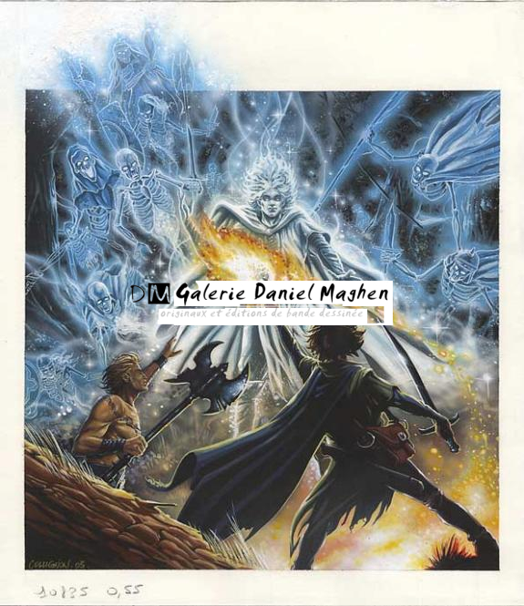 tessa et lomfor t02 couv - Stéphane Collignon - Encre de Chine et encre de couleur sur papier - 173