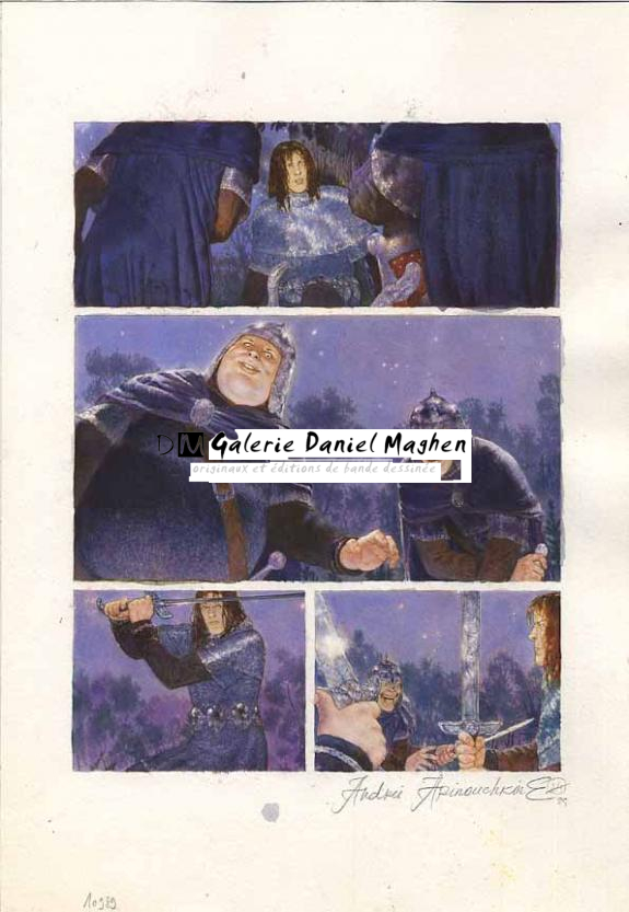 p25 - Andréï Arinouchkine - Aquarelle sur papier - 2377