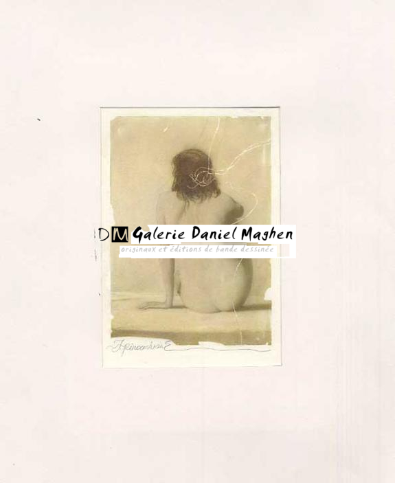 nu - Andréï Arinouchkine - Aquarelle sur papier - 2370