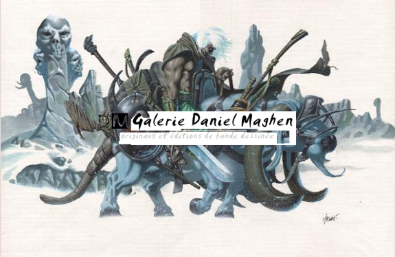 personnage sur cheval - Loïc Malnati - 135