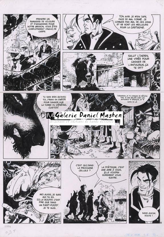 p18 + bleu - Fabrice Meddour - Encre de Chine - 118