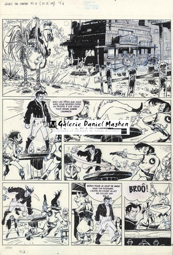 p07 + bleu - Fabrice Meddour - Encre de Chine - 117