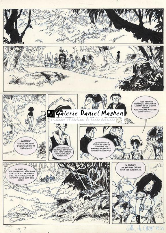 p35 + bleu - Fabrice Meddour - Encre de Chine - 112