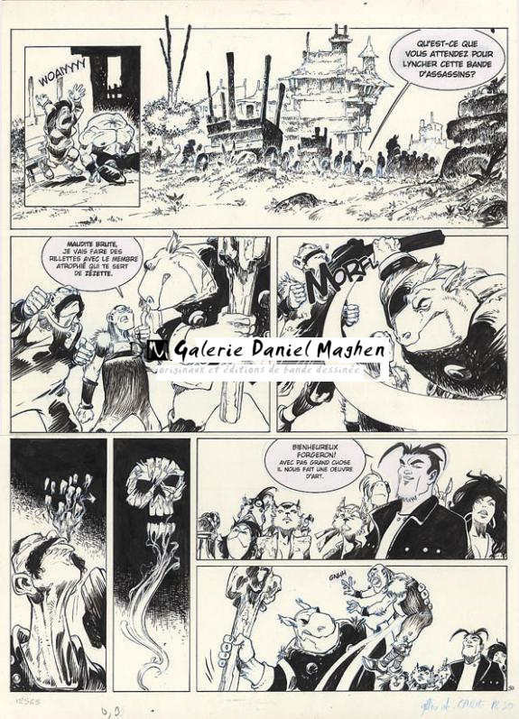 p30 + bleu - Fabrice Meddour - Encre de Chine - 110