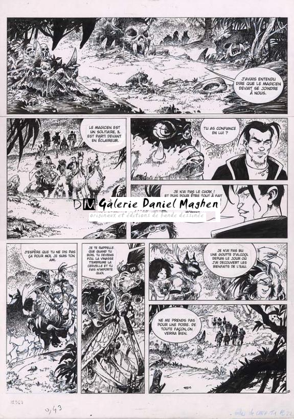 p22 + bleu - Fabrice Meddour - Encre de Chine - 109