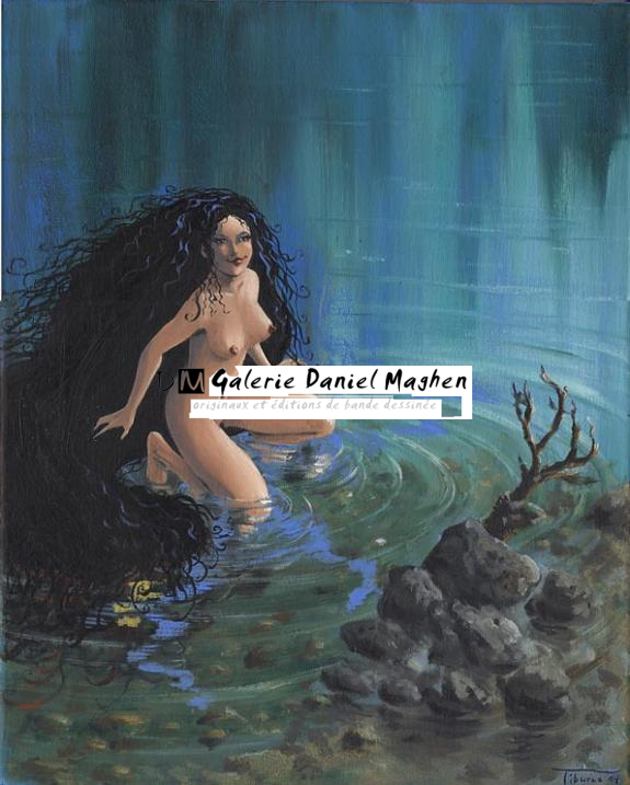 fille nue dans l'eau - Tiburce Oger - 65