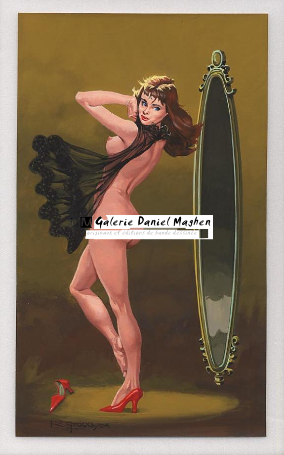 femme - Ronaldo Graça - Gouache sur papier - 56