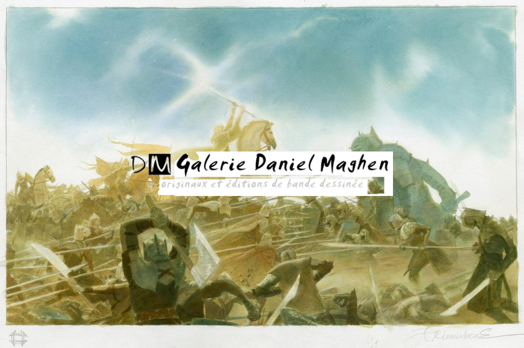 Gandalf le blanc - Andréï Arinouchkine - Aquarelle sur papier - 2368