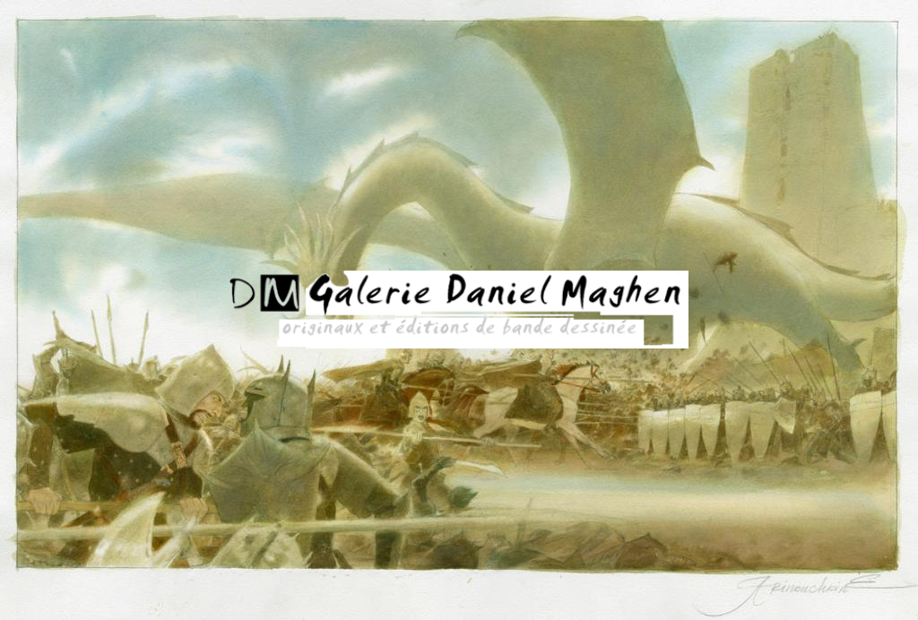 Nazgül géant - Andréï Arinouchkine - Aquarelle sur papier - 2367