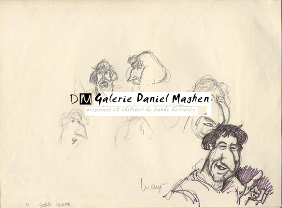 Etude d'un personnage - Philippe Luguy - 257