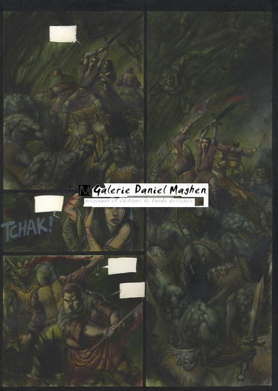 p28 - Jean-François Martinez - Encre de Chine et encre de couleur sur papier - 262