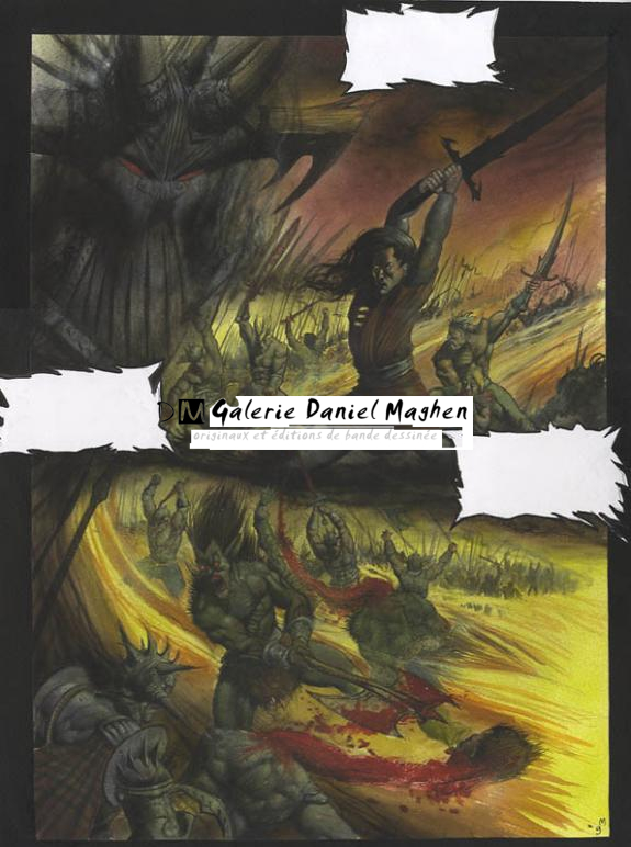 p09 - Jean-François Martinez - Encre de Chine et encre de couleur sur papier - 263