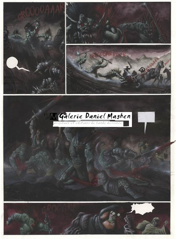 p09 - Jean-François Martinez - Encre de Chine et encre de couleur sur papier - 266