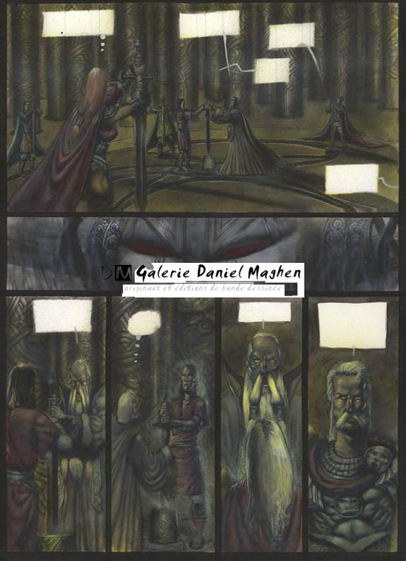 p44 - Jean-François Martinez - Encre de Chine et encre de couleur sur papier - 267