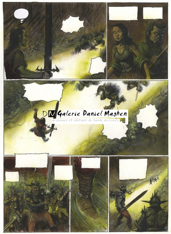 p16 - Jean-François Martinez - Encre de Chine et encre de couleur sur papier - 268