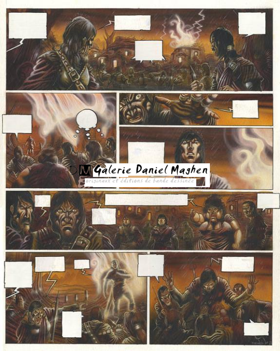 p03 - Jean-François Martinez - Encre de Chine et encre de couleur sur papier - 269