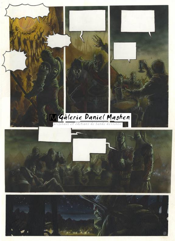 p13 - Jean-François Martinez - Encre de Chine et encre de couleur sur papier - 270