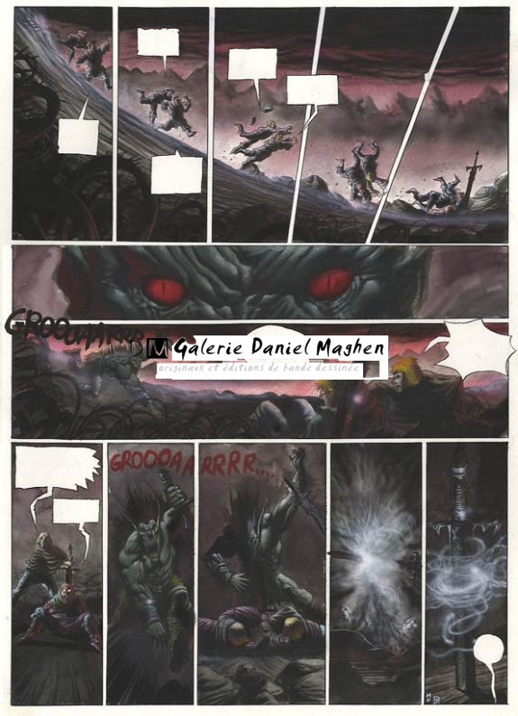 p10 - Jean-François Martinez - Encre de Chine et encre de couleur sur papier - 275