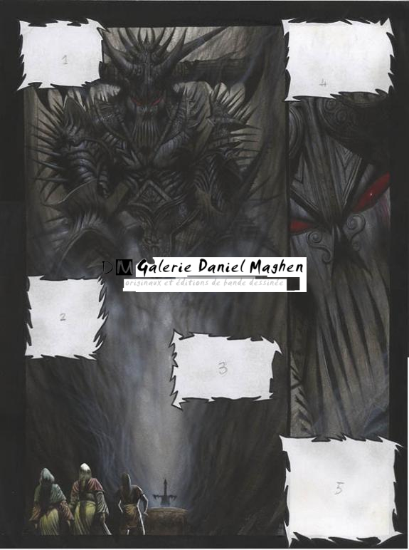 p29 - Jean-François Martinez - Encre de Chine et encre de couleur sur papier - 276