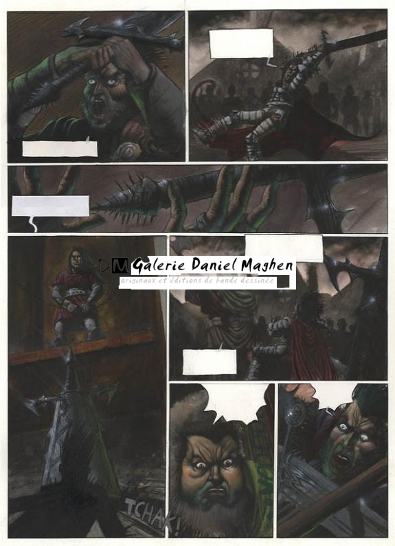 p17 - Jean-François Martinez - Encre de Chine et encre de couleur sur papier - 280