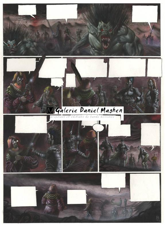 p11 - Jean-François Martinez - Encre de Chine et encre de couleur sur papier - 281