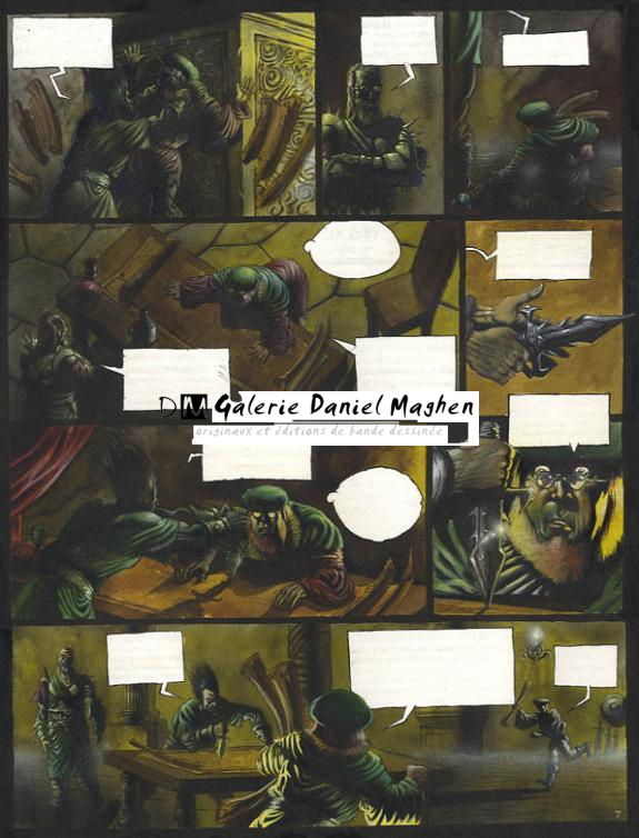 p07 - Jean-François Martinez - Encre de Chine et encre de couleur sur papier - 284